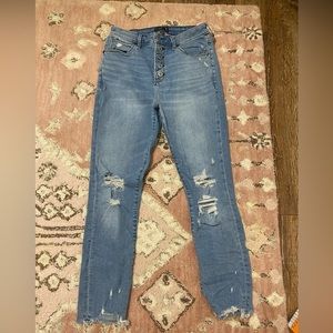 Abercrombie & Fitch light wash skinny jeans